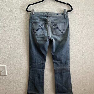 VTG Y2K Rock & Republic Kasandra Isolator Low Rise Boot Cut Pants 27 x 35 NWT
